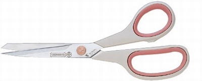 Mundial CushionSoft 8 1/2" Professional Quilters Shears White/Pink