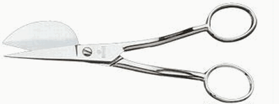 Mundial Classic Forged 6" AppliquÃ© Scissors Pelican Bill