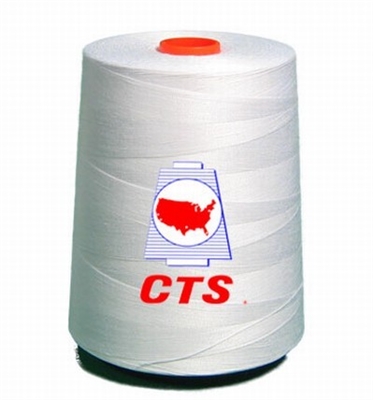 White 35/2 100% Mercerized Cotton Thread 10000y