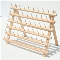 60 Spool Wood Thread Rack