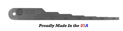 200 chain wear gauge