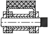 16B Rubber Top Roller Chain