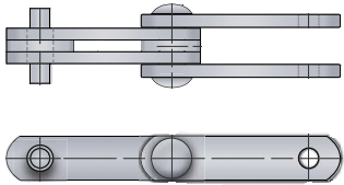 20860 Bar and Pin Chain