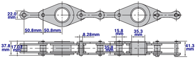 216BF1 Attachment Agricultural Chain