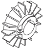 8cfk-size-8-shaft-mount-reducer-cooling-fan