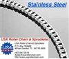 #40 Stainless Steel Side Bow Roller Chain