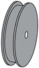 3-12-diameter-plastic-flat-belt-pulley