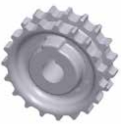 820 Z21 Solid Sprocket