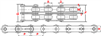 C2122H-2 Roller Chain