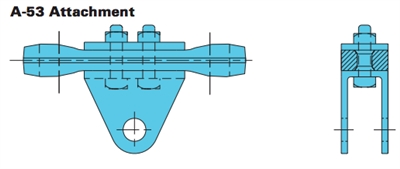 A53 Drop Forged Rivetless Chain Attachment