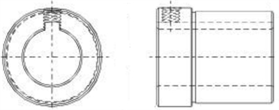 Double Pulley W Weld On Hub