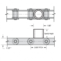 WH78 Pipe Pusher Lug Attachment