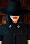 KATAKOMB Classic Western Hat [BLACK]