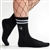 Sourpuss Spider Embroidered Athletic Socks [BLACK]