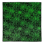 SOURPUSS Spiderweb Full-Sized Blanket [BLACK/NEON GREEN]