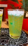 SOURPUSS Spiderweb Pint Glass [NEON GREEN]