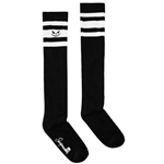 Sourpuss Pumpkin Knee Socks (Black/White)