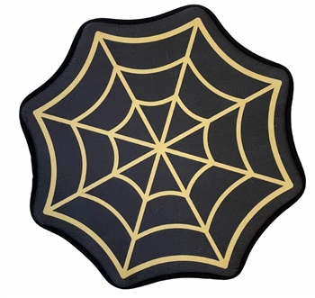 SOURPUSS Spiderweb Bath Mat (Black/Cream)