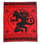 SOURPUSS KRAMPUS Blanket [RED/BLACK]