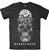 BLACKCRAFT CULT Haunted House Skull T-Shirt [BLACK/WHITE]