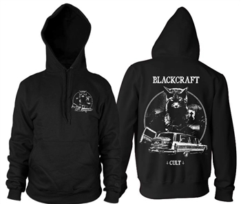 BLACKCRAFT CULT Dinner or Death Hoodie Hoody Pull-Over Sweater [BLACK/WHITE]