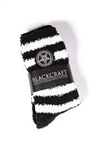 BLACKCRAFT CULT - Believe In Yourself Striped Fuzzy Socks [Black/White]
