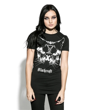 Blackcraft Lucifer the Cat Women's T-shirt - black
