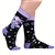 FOOTCLOTHES Baby Baphomet Crew Socks [PURPLE/BLACK]