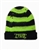 TRIPP NYC Stripe Hat/Beanie/Toque LIME & BLACK