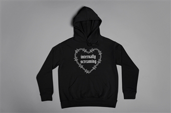Wickedly Divine Internally Screaming Hoodie Hoody [BLACK]