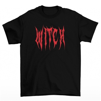 Wickedly Divine Witch Shirt Top  [RED]