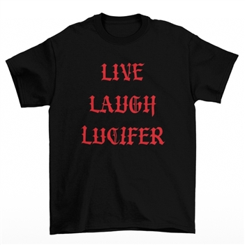 Wickedly Divine Live, Laugh, Lucifer Shirt [RED]