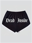 Wickedly Divine Dead Inside Shorts [BLACK]