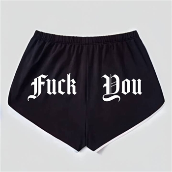 Wickedly Divine Fuck You Shorts [BLACK]