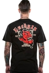 LUCKY 13  GREASE, GAS, & GLORY T-Shirt [BLACK/RED]