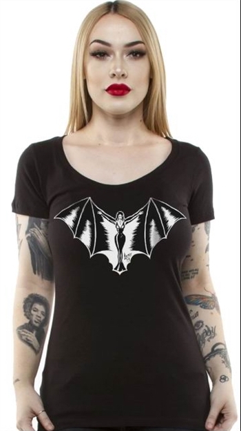 LUCKY 13 - The VAMPY Women's Scoop Neck T-Shirt