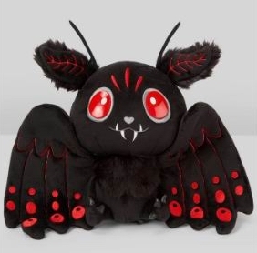 KILLSTAR Mothman Plush Toy KREEPTURES [BLACK/RED]