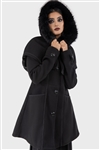 KILLSTAR Tokyo Babe Coat [BLACK]