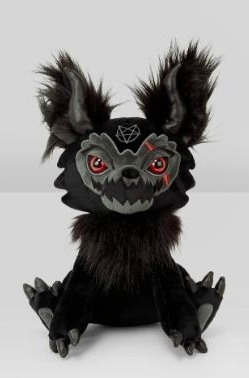 KILLSTAR Werewolf: Fang Plush Toy KREEPTURES [BLACK/GREY/RED]