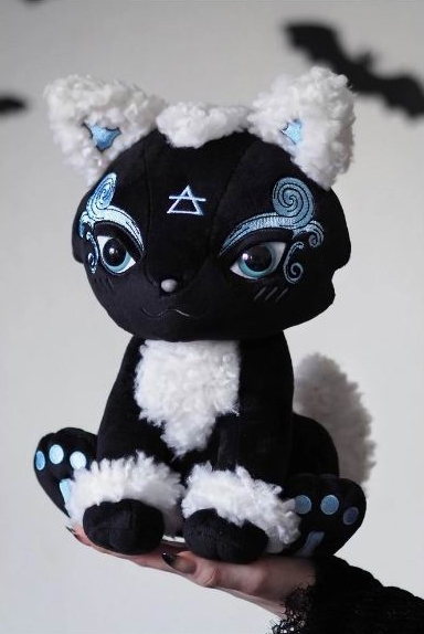 KILLSTAR ELEMENT CATS: Air Plush Toy KREEPTURES [BLACK
