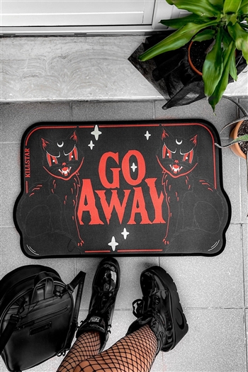 KILLSTAR Klaws Doormat Rug Mat [BLACK/RED]