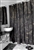 KILLSTAR Cottage Core Shower Curtain [BLACK/OLIVE]