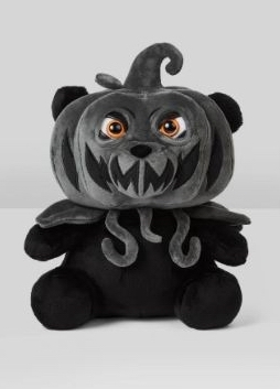 KILLSTAR KREEPTURES Pumpkin Teddy: Chasm Plush Toy [GREY/BLACK/ORANGE]