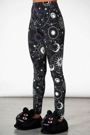 KILLSTAR Galaxy Lounge Leggings [BLACK]