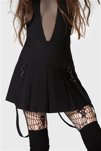 KIHILIST by KILLSTAR Merely A Madness Mini Skirt [BLACK]