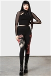 KILLSTAR Wickedest Leggings [BLACK/RED]