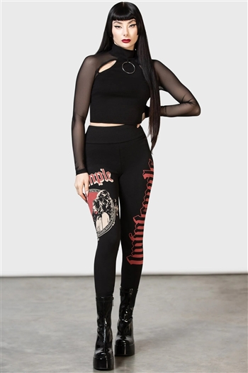 KILLSTAR Wickedest Leggings [BLACK/RED]