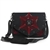 DEMONIA  Spiderweb Canvas Messenger Bag Purse [BLACK/RED]