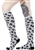 Sourpuss 17" Gray Leopard Socks