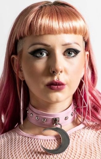 KILLSTAR Lunar Daze Choker [PASTEL PINK]